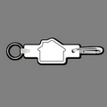 Key Clip W/ Key Ring & House Key Tag